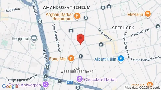 Apartments for rent i Stad Antwerp - kort over placeringen