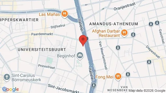 Apartments for rent i Stad Antwerp - kort over placeringen