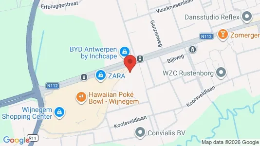 Apartments for rent i Wijnegem - kort over placeringen
