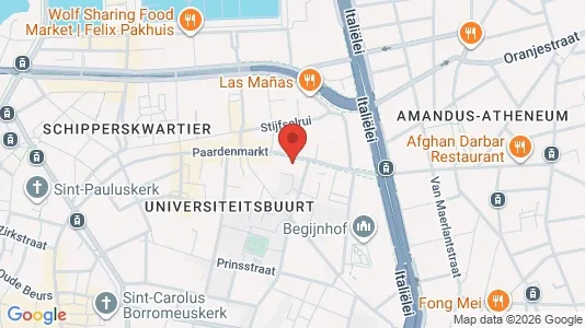 Apartments for rent i Stad Antwerp - kort over placeringen