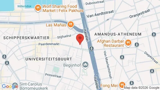 Apartments for rent i Stad Antwerp - kort over placeringen