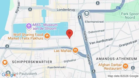 Apartments for rent i Stad Antwerp - kort over placeringen