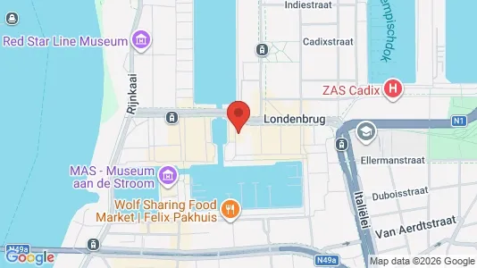 Apartments for rent i Stad Antwerp - kort over placeringen