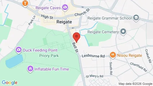 Apartments for rent i Reigate - Surrey - kort over placeringen