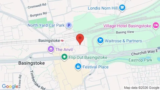 Apartments for rent i Basingstoke - Hampshire - kort over placeringen