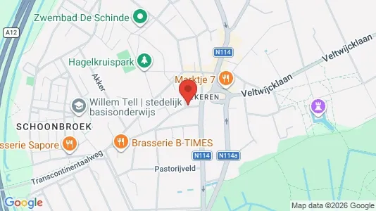 Apartments for rent i Antwerp Ekeren - kort over placeringen
