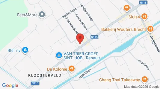 Apartments for rent i Brecht - kort over placeringen