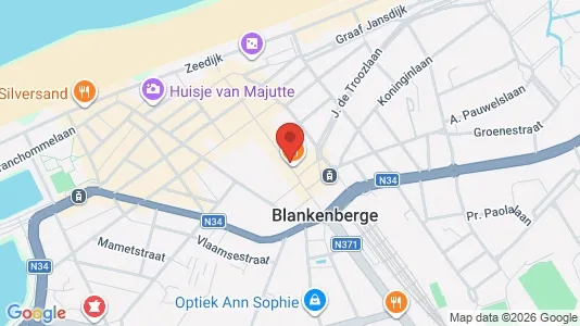 Apartments for rent i Blankenberge - kort over placeringen