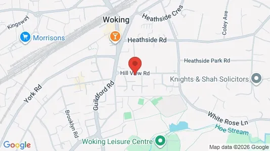 Apartments for rent i Woking - Surrey - kort over placeringen