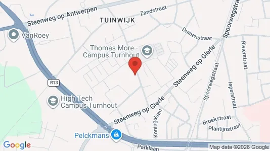Apartments for rent i Turnhout - kort over placeringen