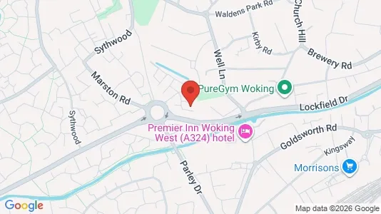 Apartments for rent i Woking - Surrey - kort over placeringen