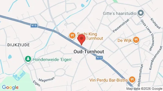 Apartments for rent i Oud-Turnhout - kort over placeringen