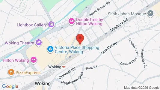Apartments for rent i Woking - Surrey - kort over placeringen
