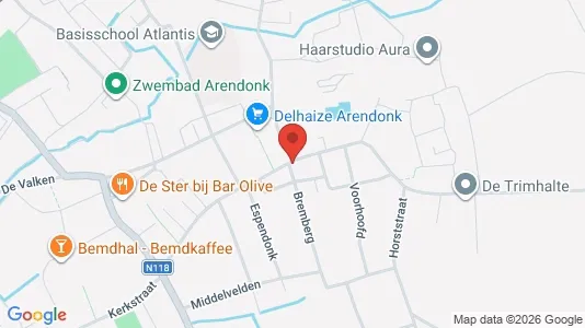 Apartments for rent i Arendonk - kort over placeringen