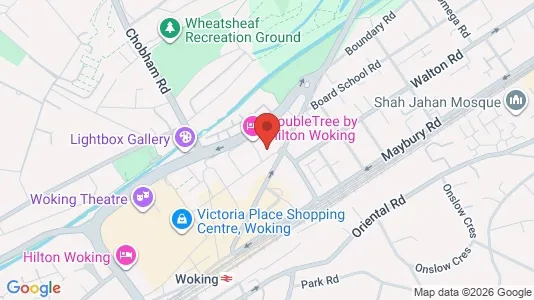 Apartments for rent i Woking - Surrey - kort over placeringen