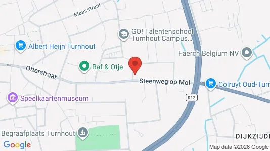 Apartments for rent i Turnhout - kort over placeringen