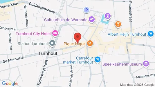 Apartments for rent i Turnhout - kort over placeringen