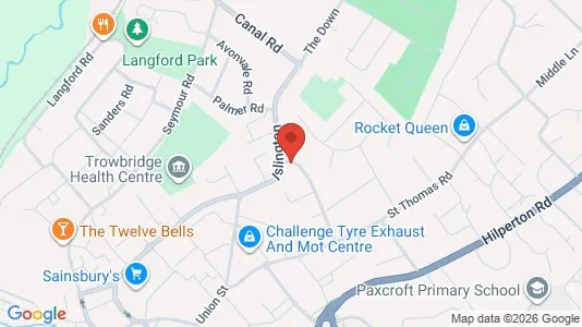 Apartments for rent i Trowbridge - Wiltshire - kort over placeringen