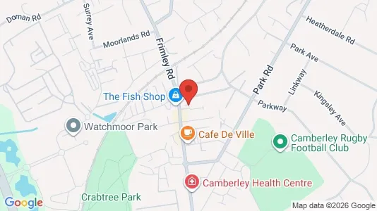 Apartments for rent i Camberley - Surrey - kort over placeringen