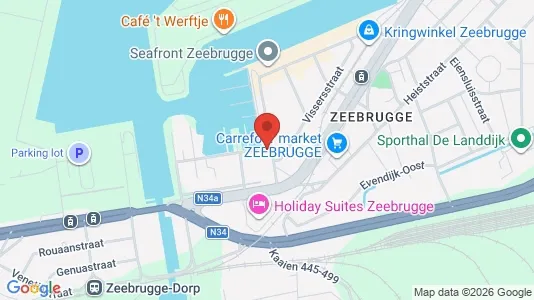 Apartments for rent i Blankenberge - kort over placeringen