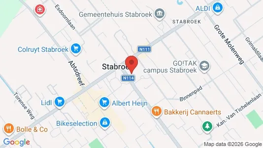 Apartments for rent i Stabroek - kort over placeringen