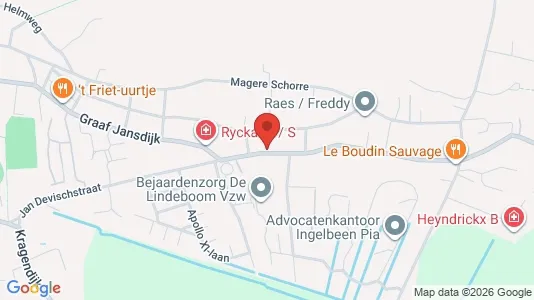 Rooms for rent i Knokke-Heist - kort over placeringen
