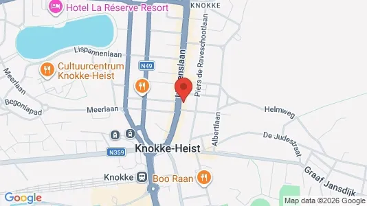 Apartments for rent i Knokke-Heist - kort over placeringen