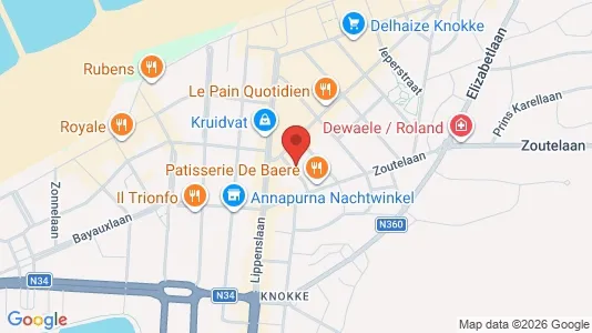 Apartments for rent i Knokke-Heist - kort over placeringen