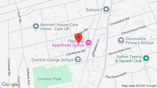 Apartments for rent i Sutton - Surrey - kort over placeringen