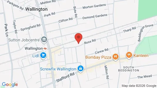 Apartments for rent i Wallington - Surrey - kort over placeringen