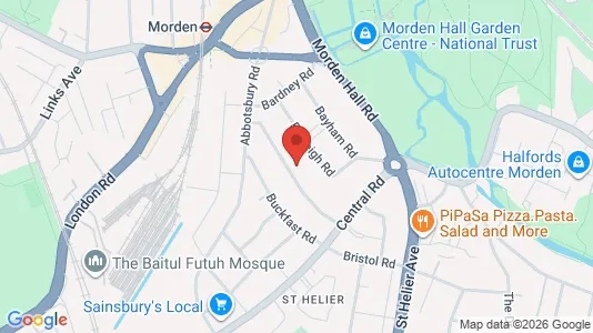 Apartments for rent i Morden - Surrey - kort over placeringen