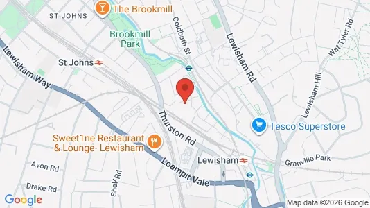 Apartments for rent i London SE8 - kort over placeringen