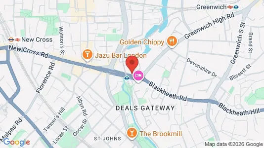 Apartments for rent i London SE8 - kort over placeringen