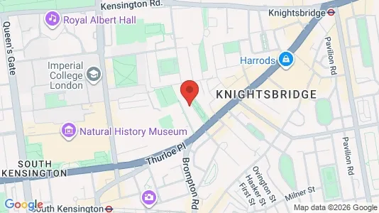 Apartments for rent i London SW3 - kort over placeringen