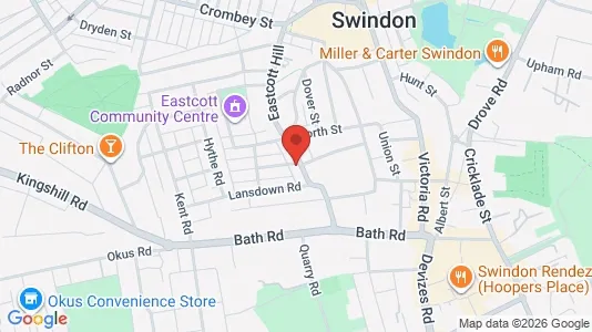 Apartments for rent i Swindon - Wiltshire - kort over placeringen