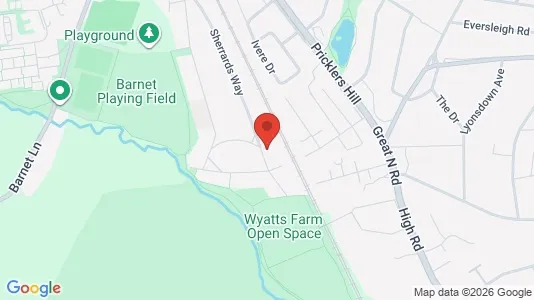 Apartments for rent i Barnet - Hertfordshire - kort over placeringen
