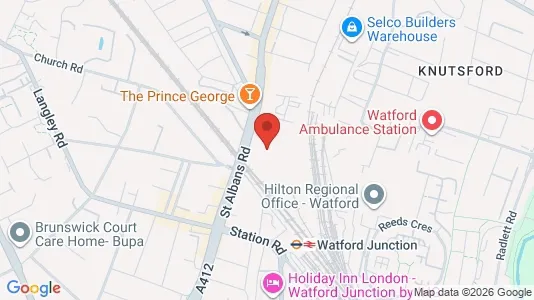 Apartments for rent i Watford - Hertfordshire - kort over placeringen