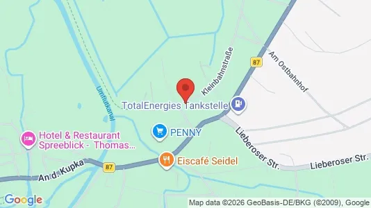 Apartments for rent i Dahme-Spreewald - kort over placeringen