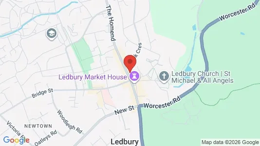 Apartments for rent i Ledbury - Herefordshire - kort over placeringen