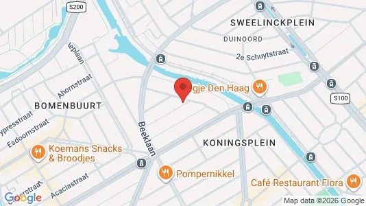Apartments for rent i The Hague Scheveningen - kort over placeringen
