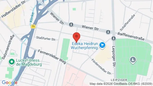 Apartments for rent i Magdeburg - kort over placeringen