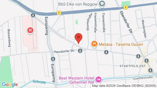 Apartments for rent i Magdeburg - kort over placeringen