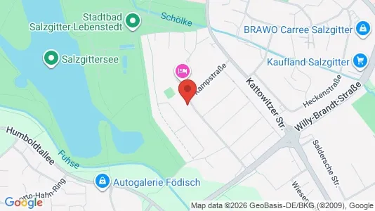 Apartments for rent i Salzgitter - kort over placeringen