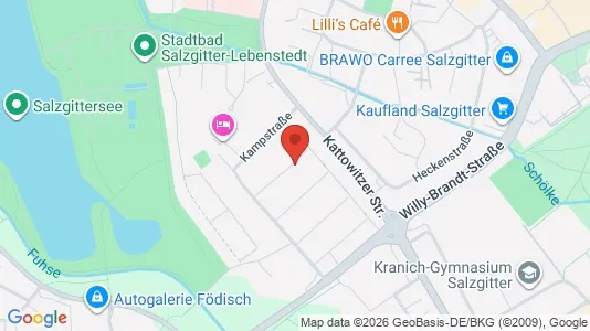 Apartments for rent i Salzgitter - kort over placeringen