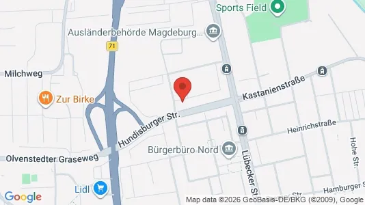 Apartments for rent i Magdeburg - kort over placeringen