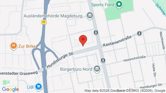 Apartments for rent i Magdeburg - kort over placeringen