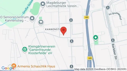 Apartments for rent i Magdeburg - kort over placeringen