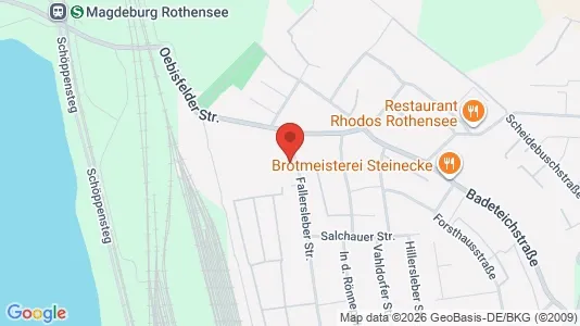 Apartments for rent i Magdeburg - kort over placeringen