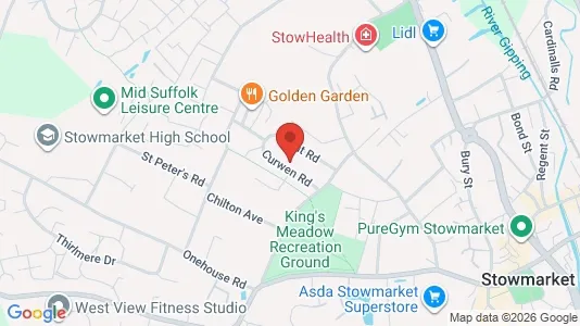 Apartments for rent i Stowmarket - Suffolk - kort over placeringen