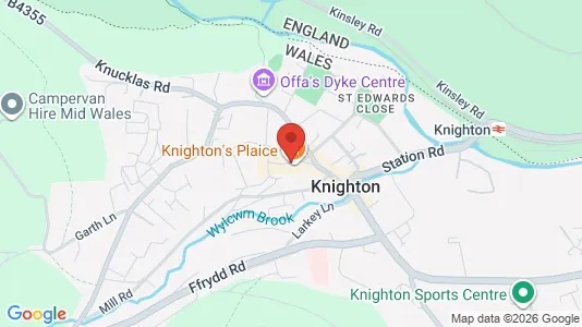 Apartments for rent i Knighton - Powys - kort over placeringen